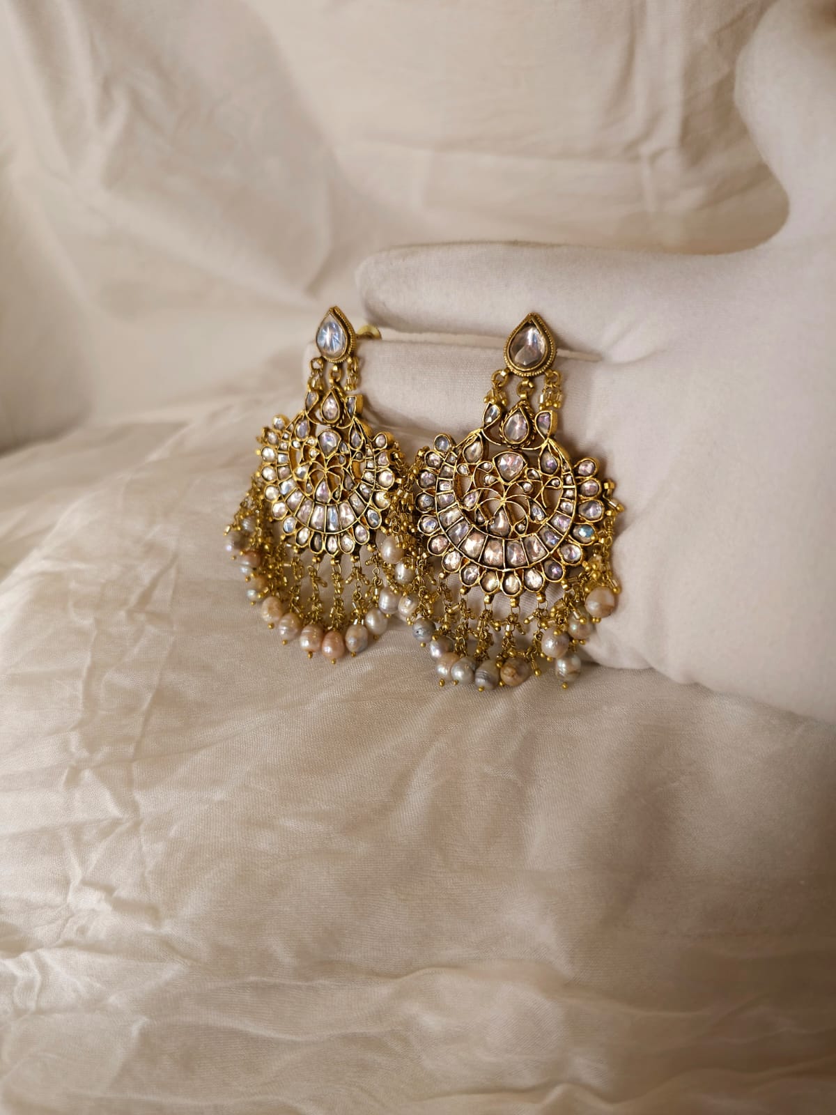 Golden belle fairy chandbali