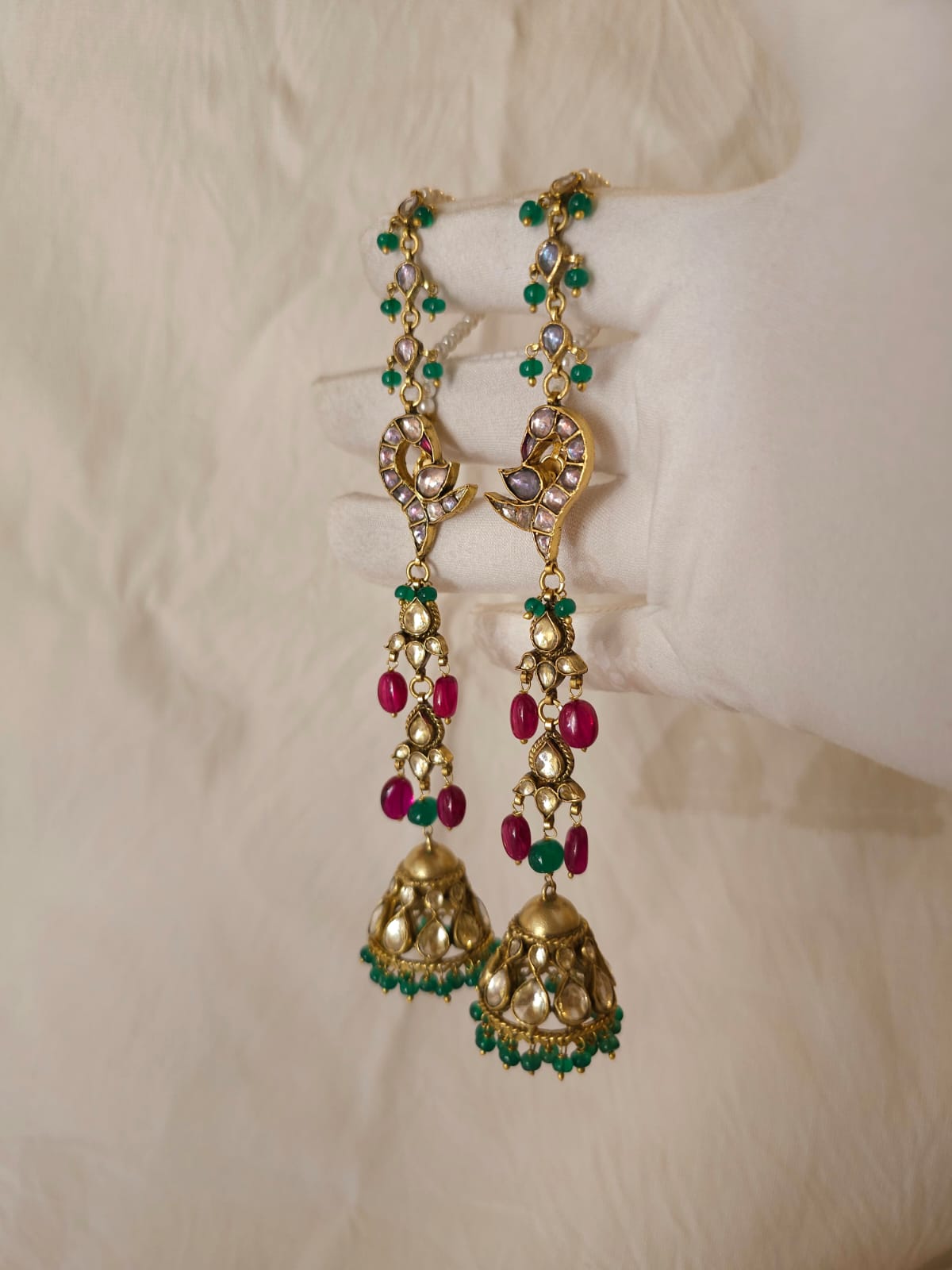 Ruh-kashmir prolonged jhumkas