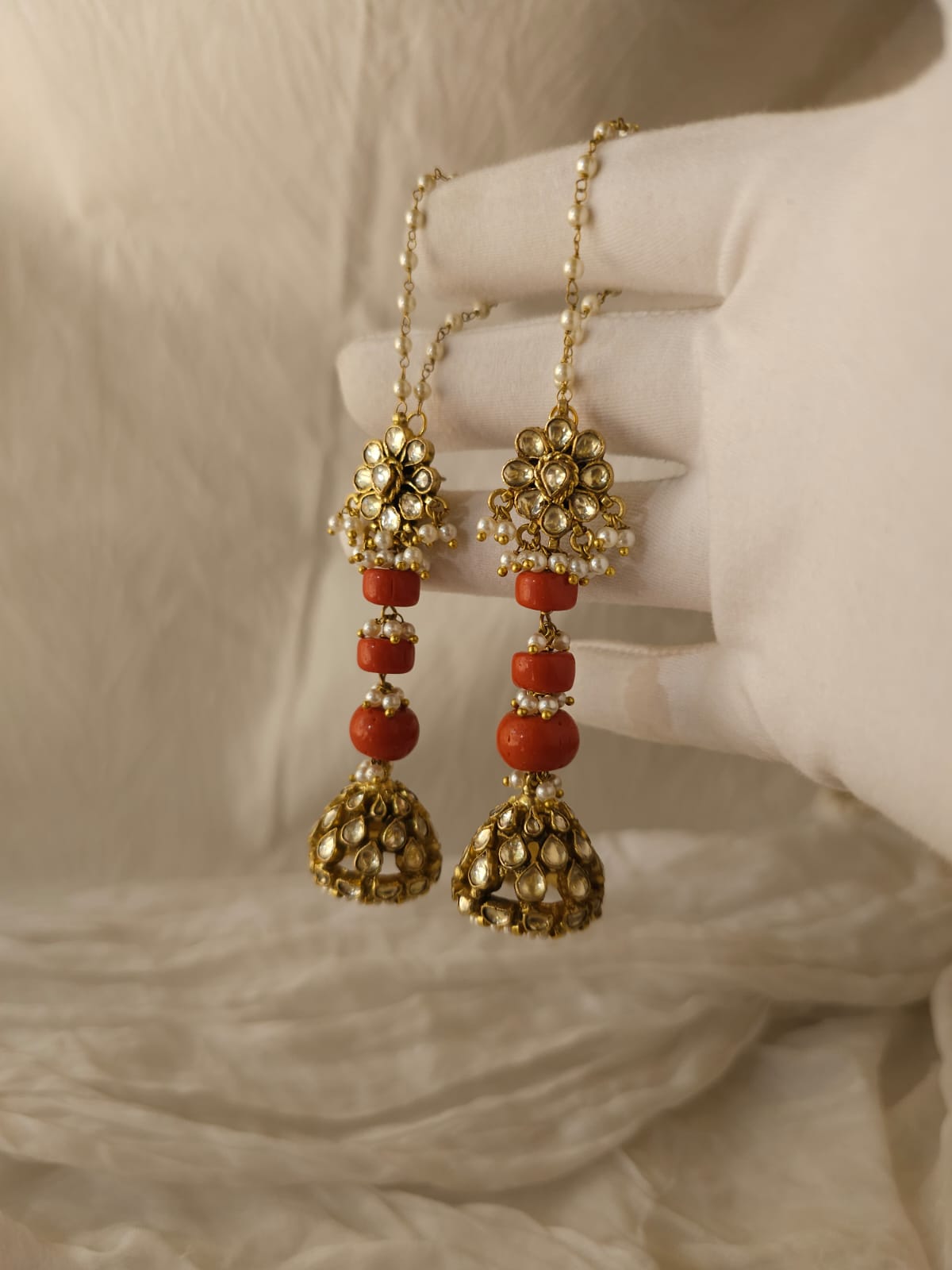 Sundareshwari meenakshi jhumkas