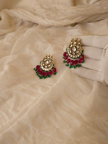 Ruh-kashmir chand studs