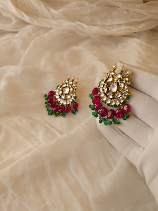 Ruh-kashmir chand studs