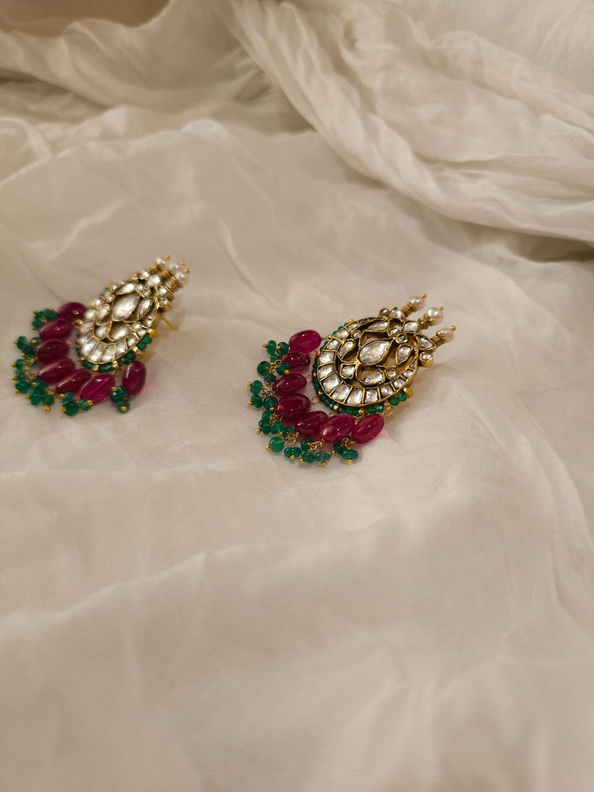 Ruh-kashmir chand studs