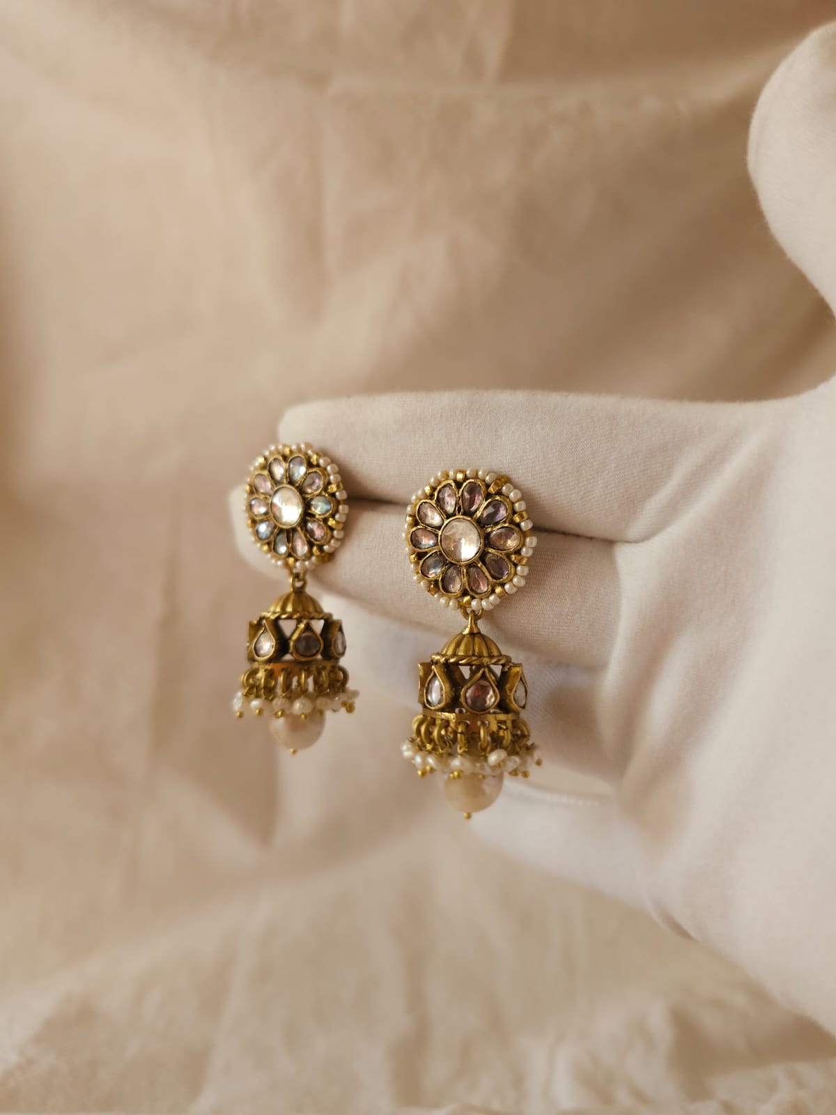 Princess lottie antique jhumkas