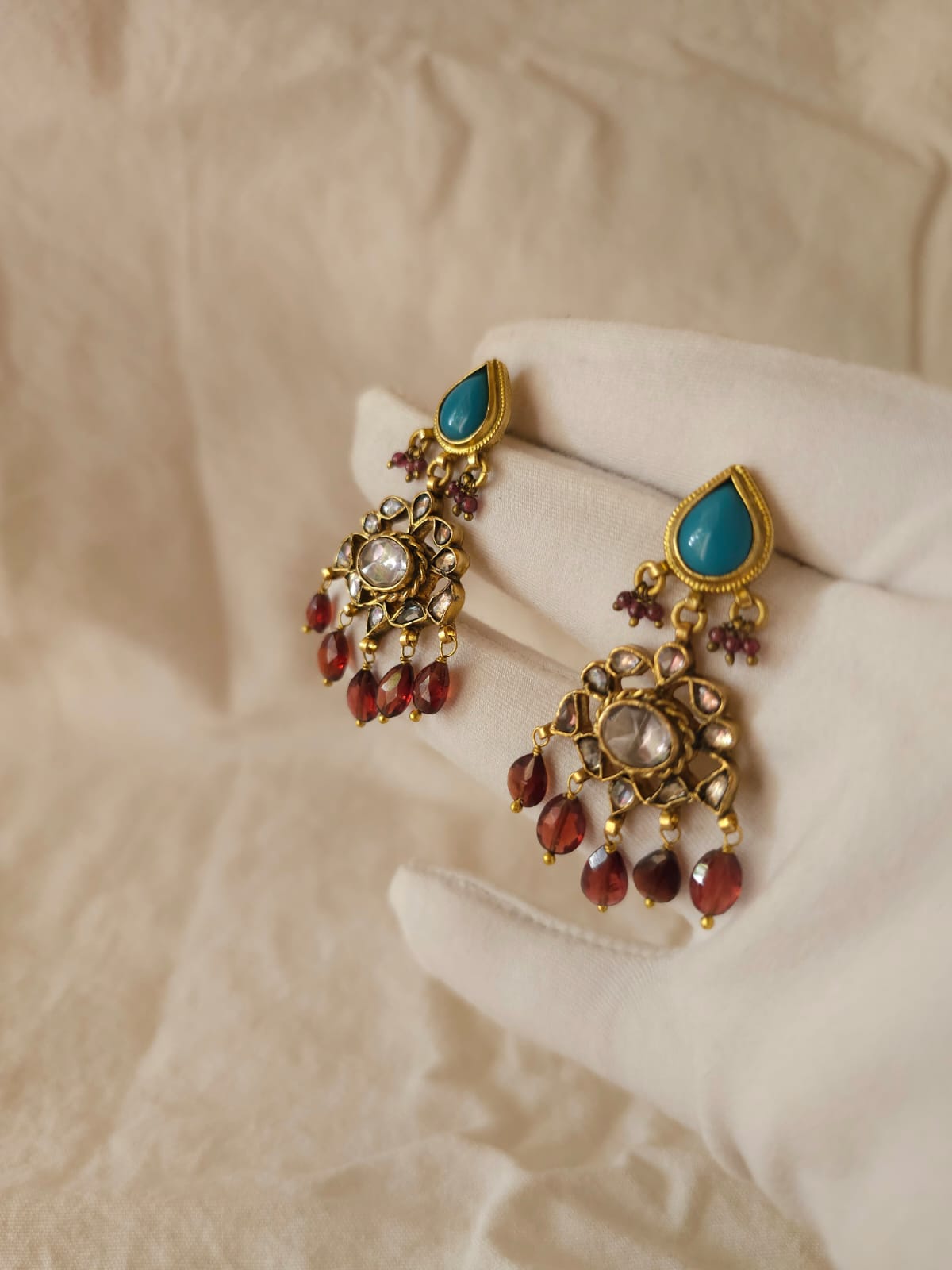 Gopgiri mahal lilac earrings