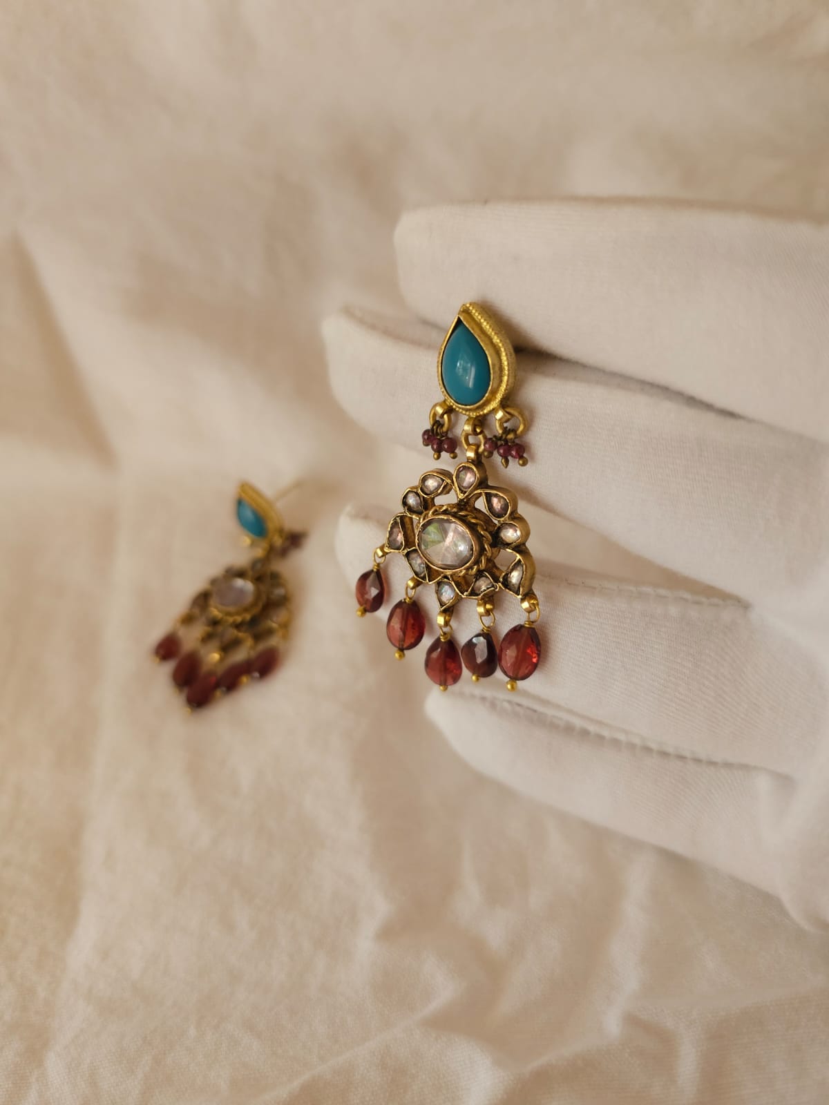 Gopgiri mahal lilac earrings