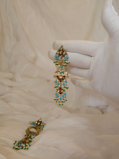 Gwal jhanki prolonged earrings