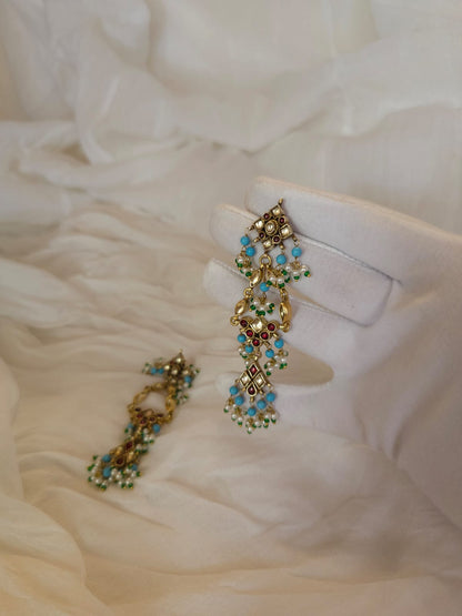 Gwal jhanki prolonged earrings