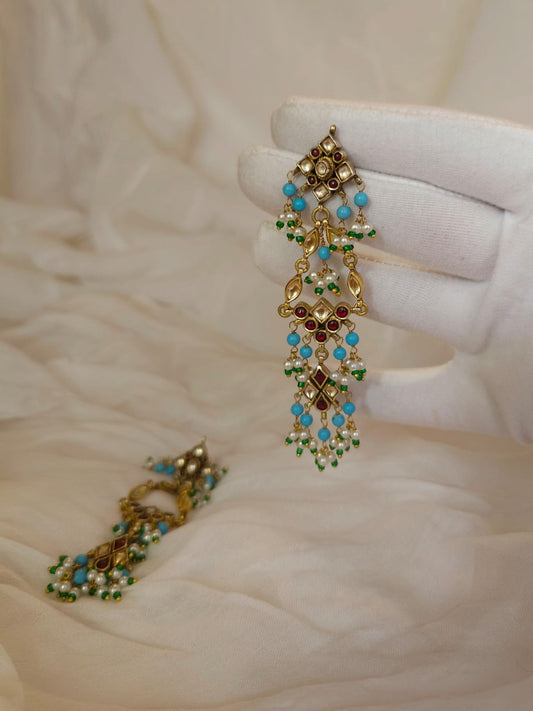 Gwal jhanki prolonged earrings
