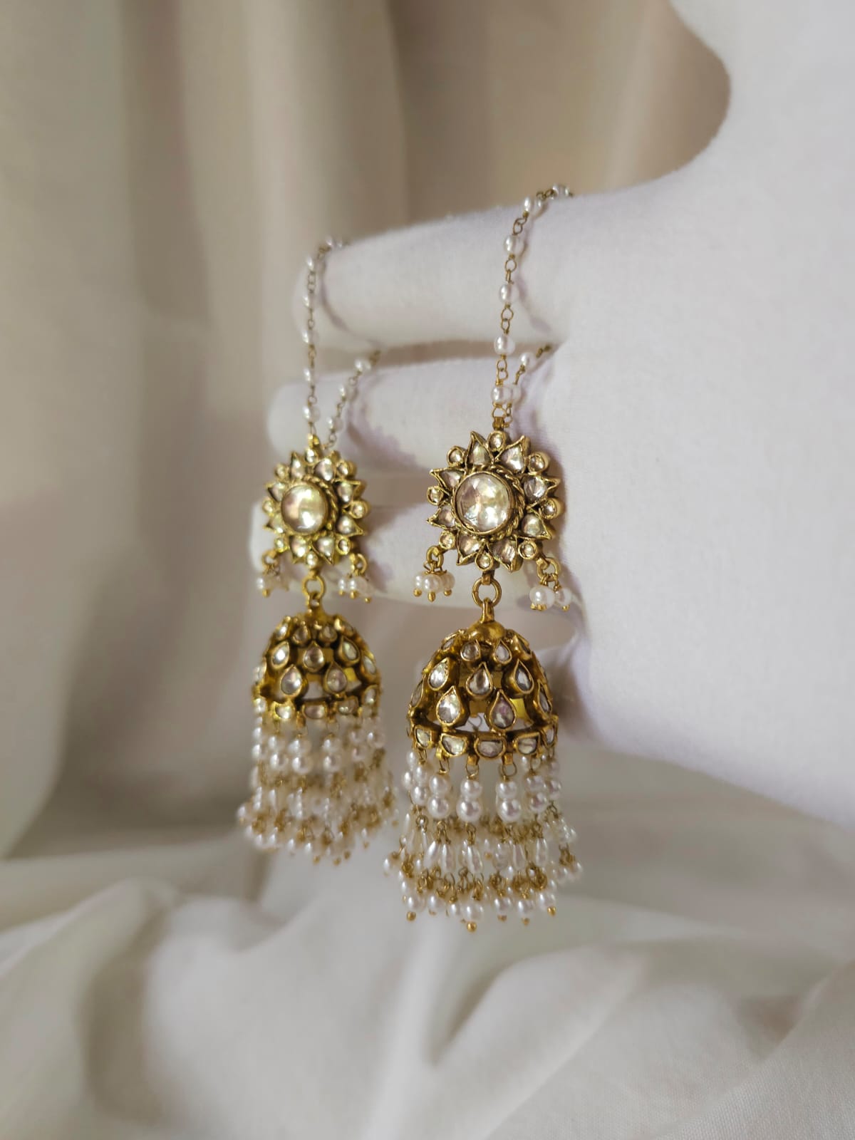 The 4th empress jhumkas
