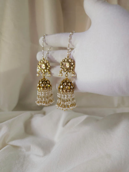 The 4th empress jhumkas