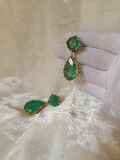 Maniharo ka green earrings