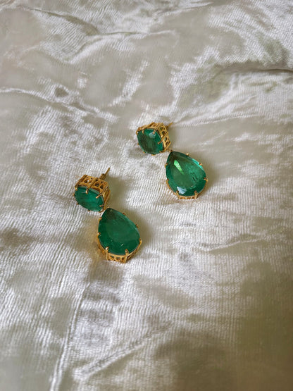 Maniharo ka green earrings