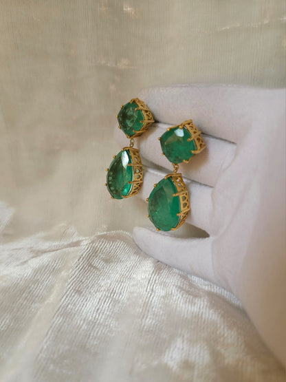 Maniharo ka green earrings