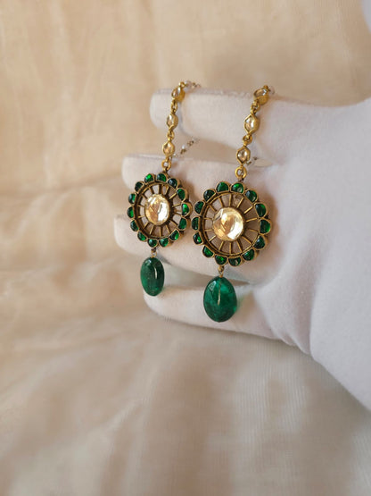 Sawai round earrings