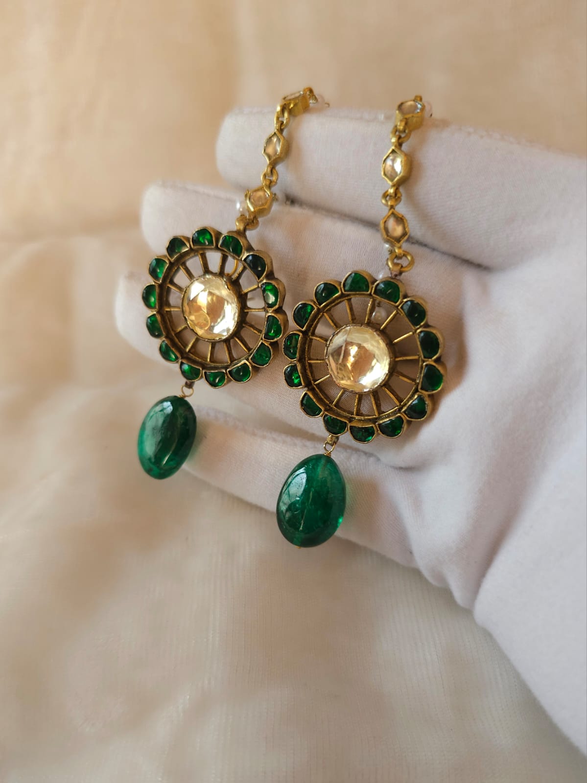 Sawai round earrings