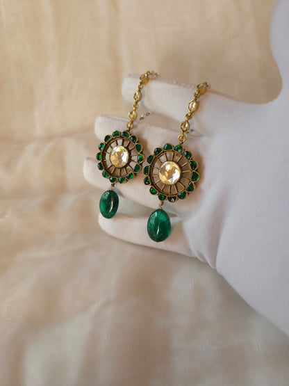 Sawai round earrings