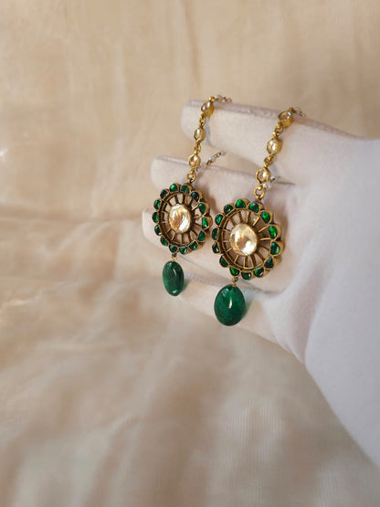 Sawai round earrings