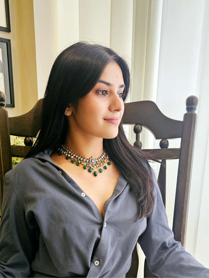 Falak haar silver necklace