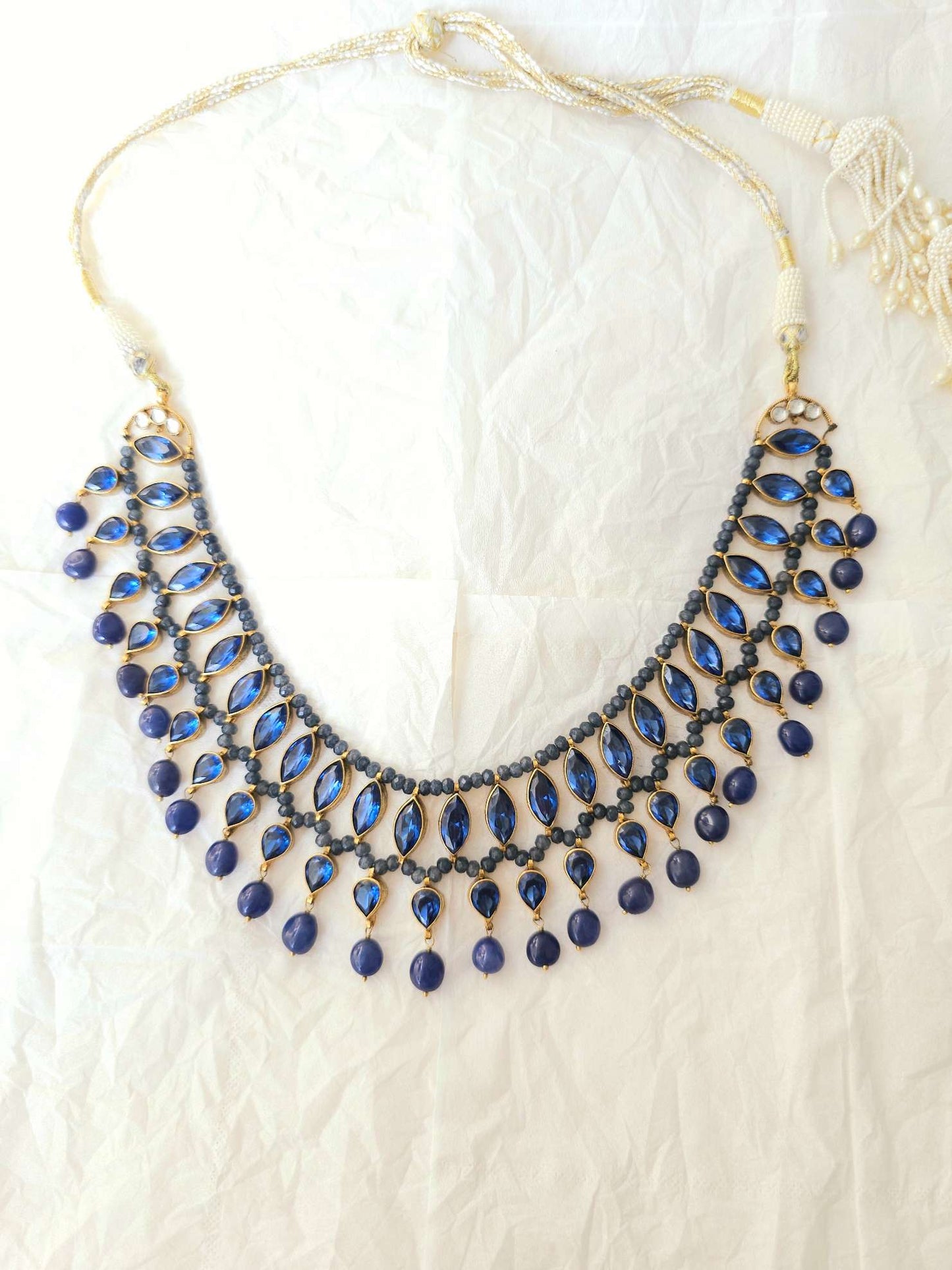 Bluehari admiral necklace