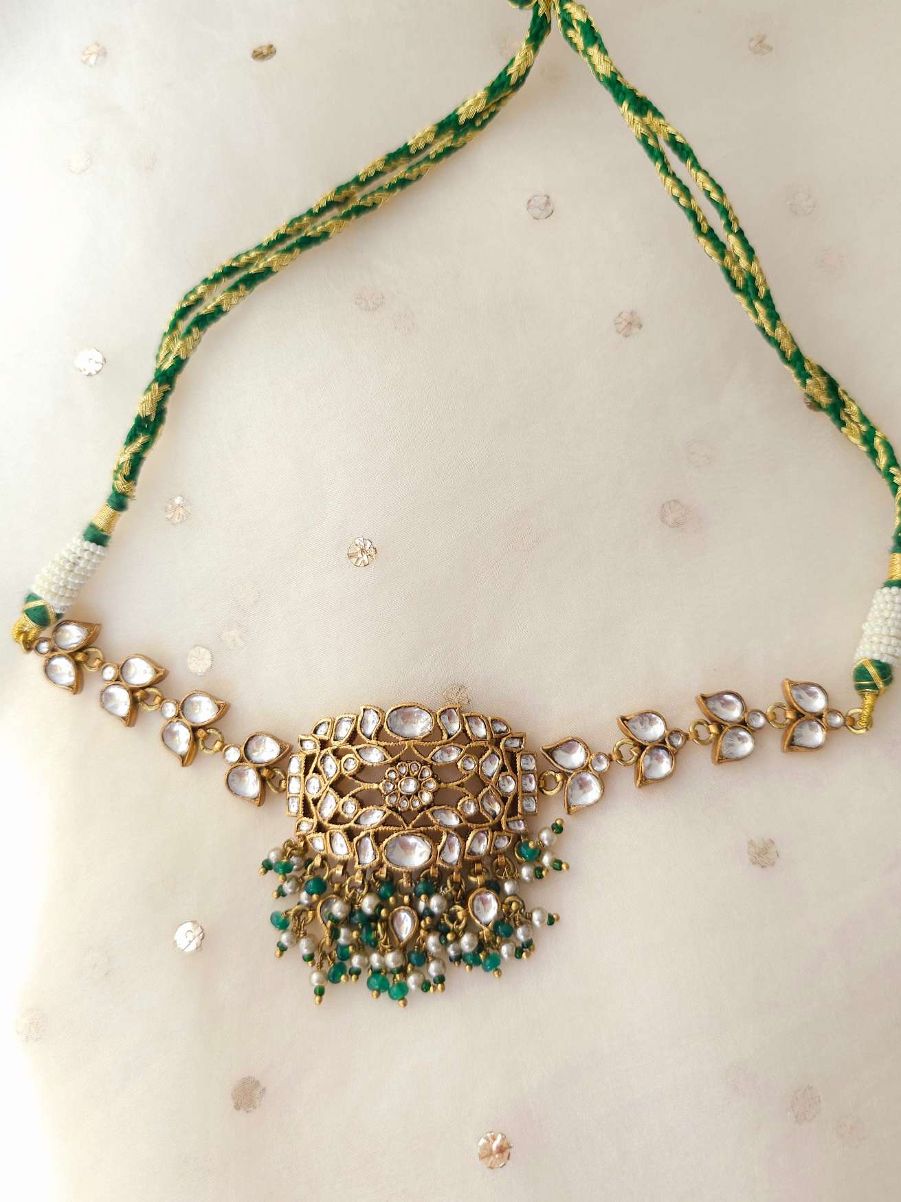 Bundi palace choker necklace