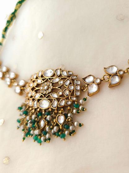 Bundi palace choker necklace