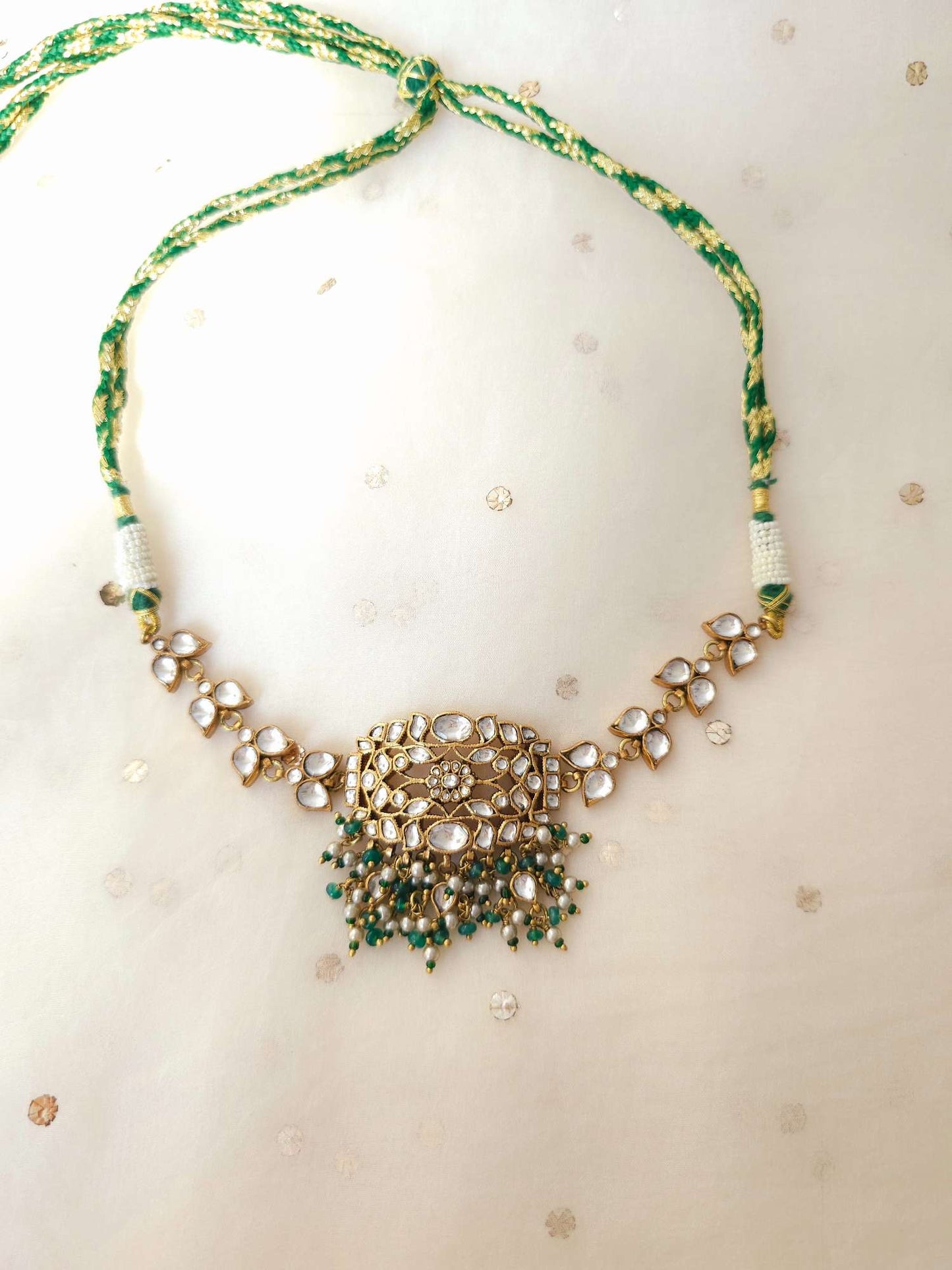 Bundi palace choker necklace