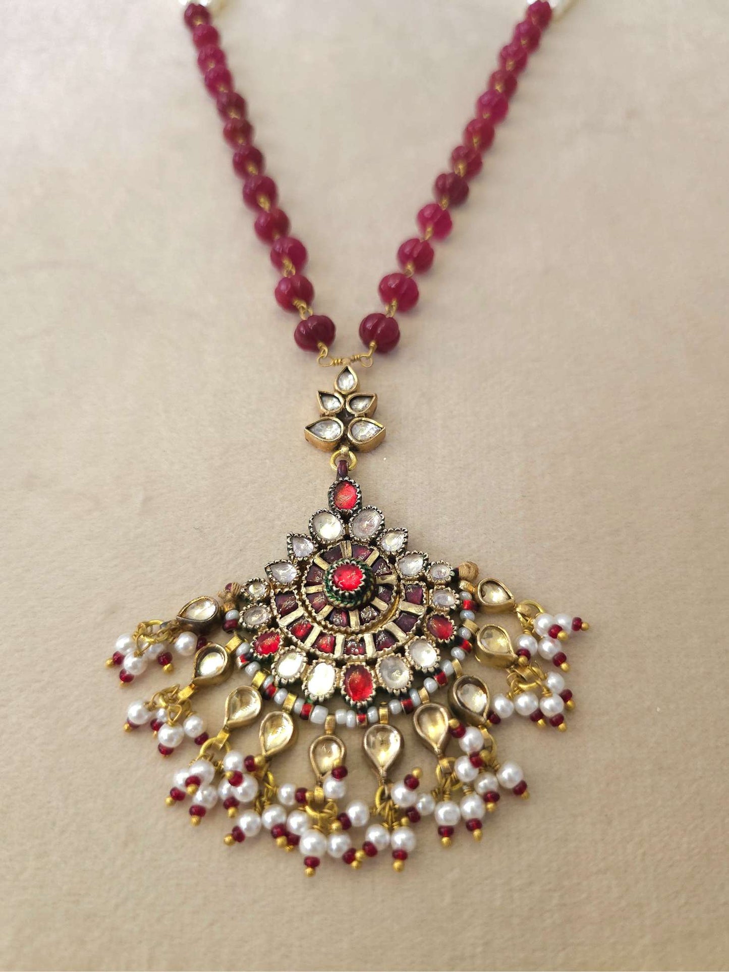 Jai garh antique necklace