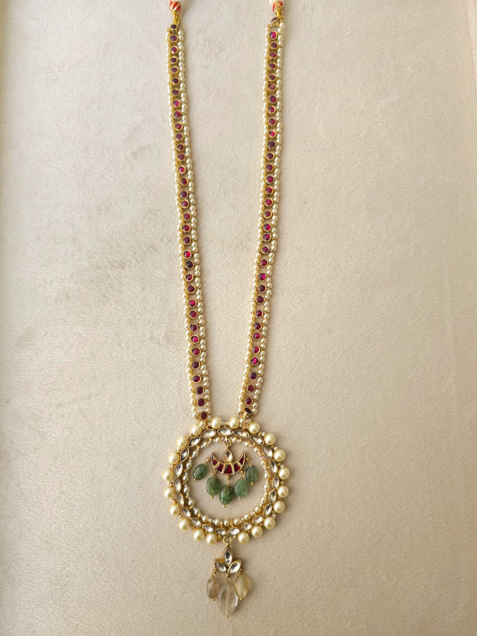 Vintage emerald necklace