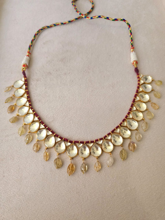 Vintage citrine necklace
