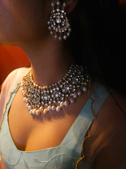 Dream of 19th century silver necklace set