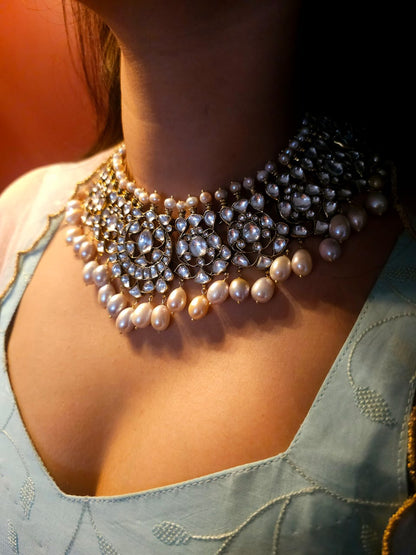 Dream of 19th century silver necklace set