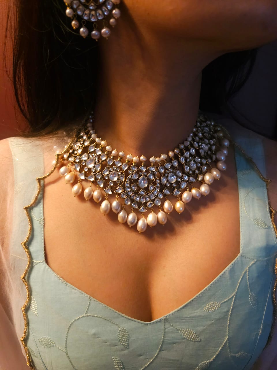 Dream of 19th century silver necklace set