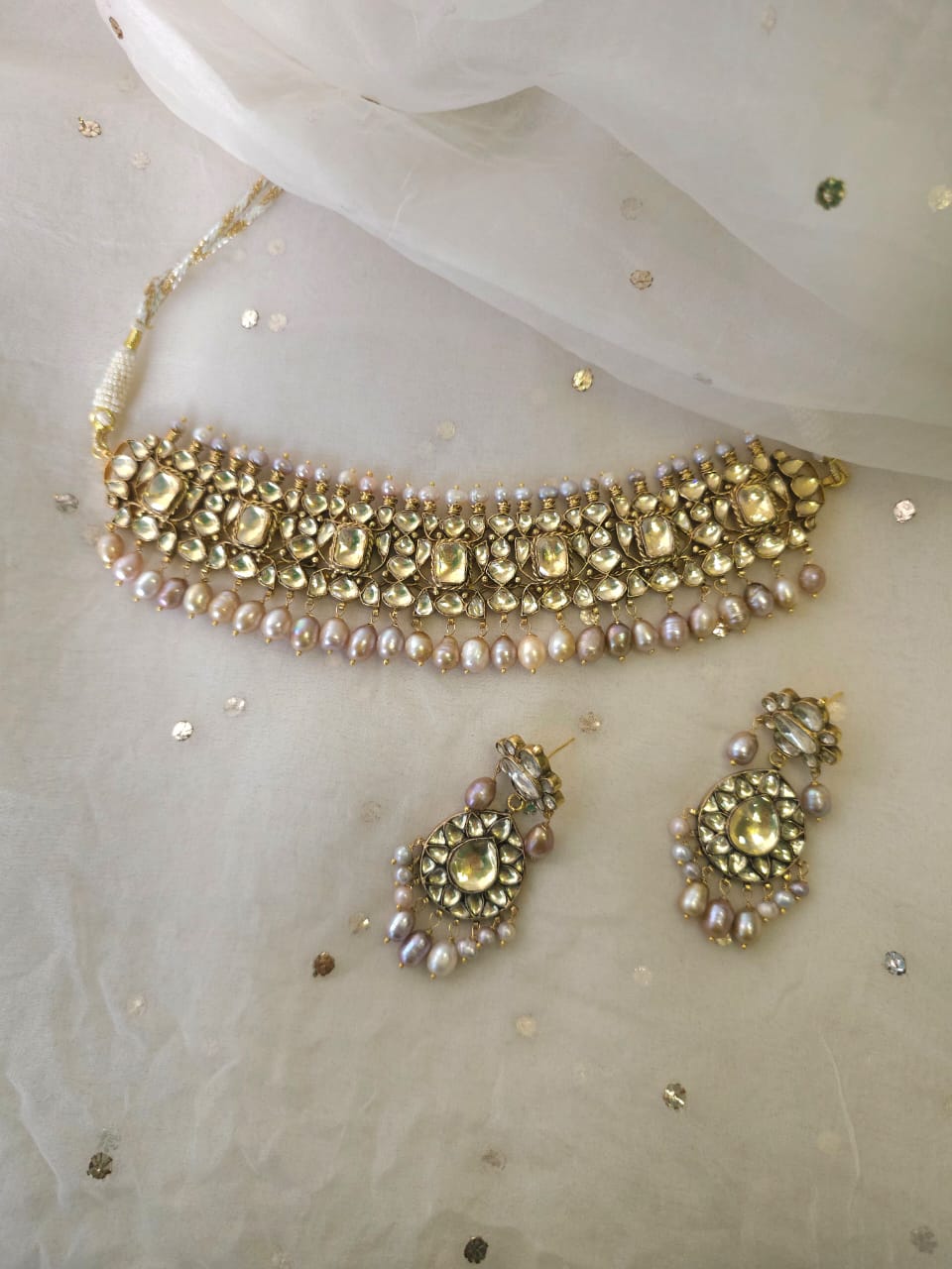 The galta gate alloy necklace set