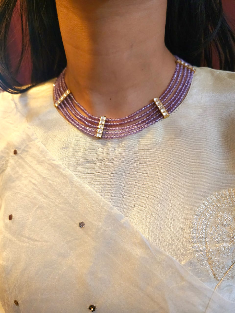 Jaamuni kantha necklace