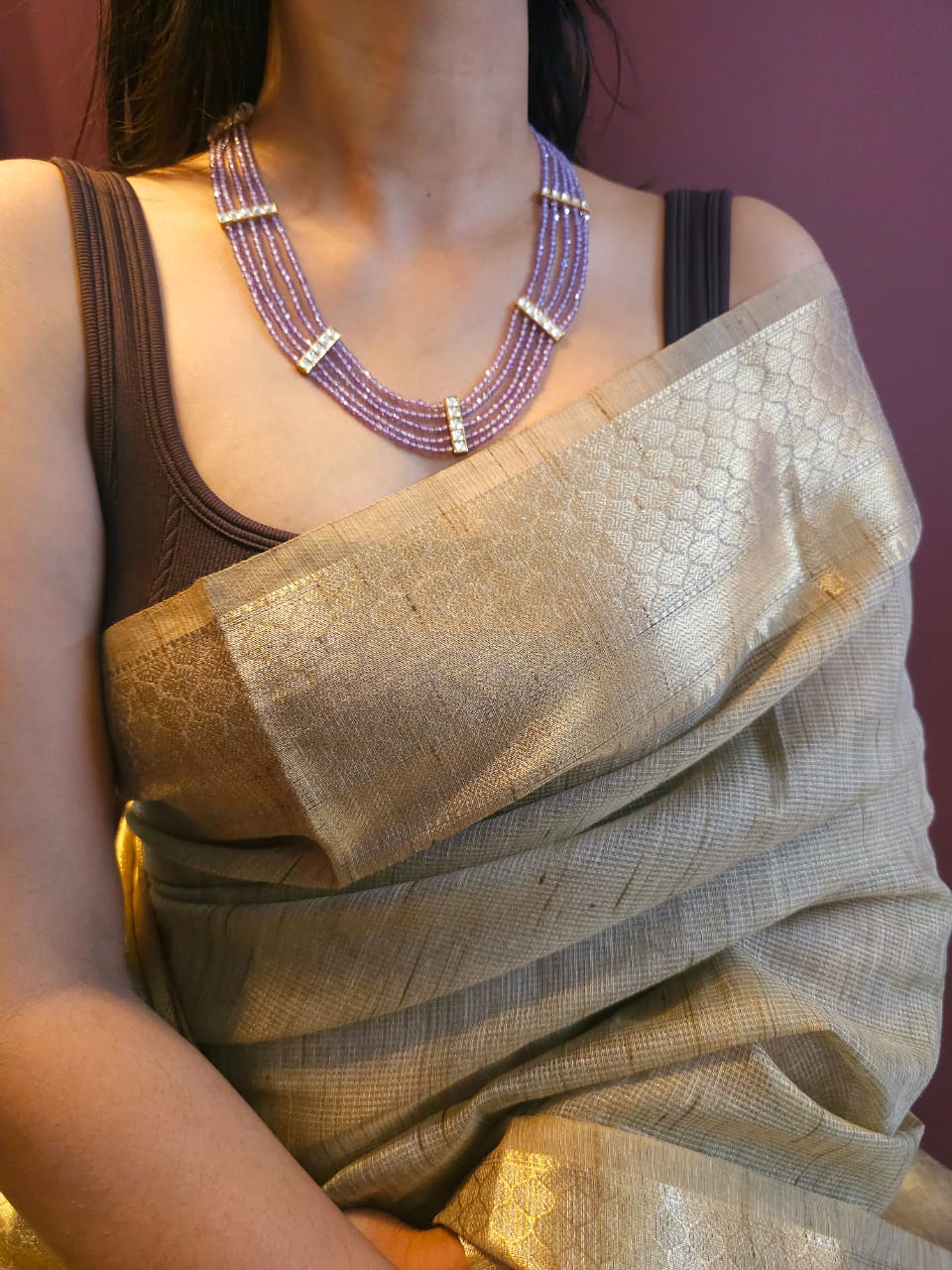 Jaamuni kantha necklace