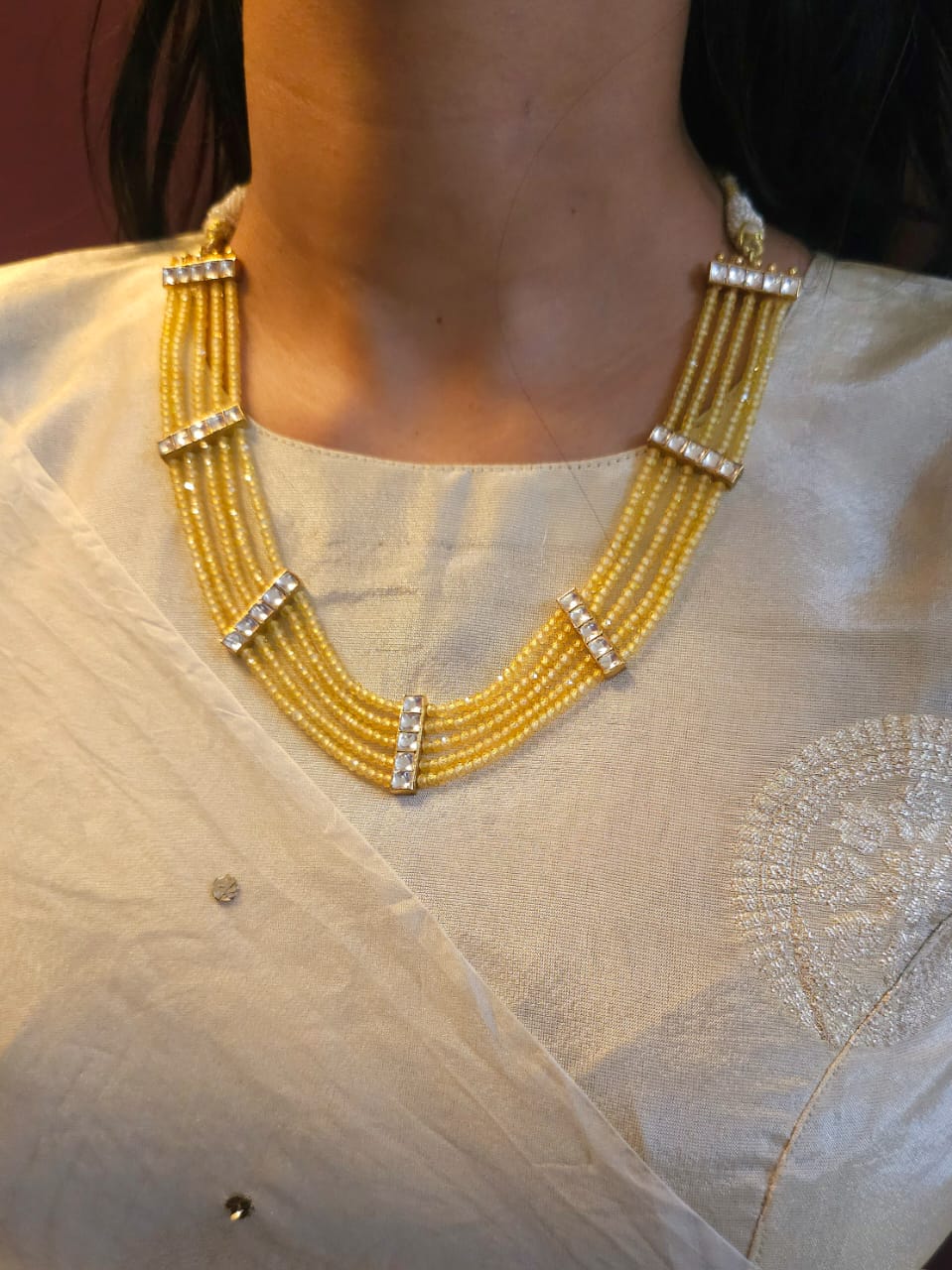 Suvarna kantha necklace