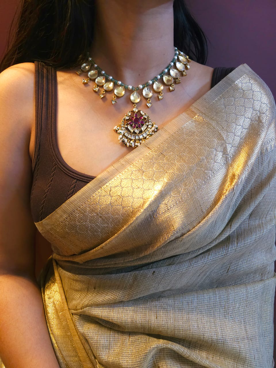 Rhodolite Indus necklace