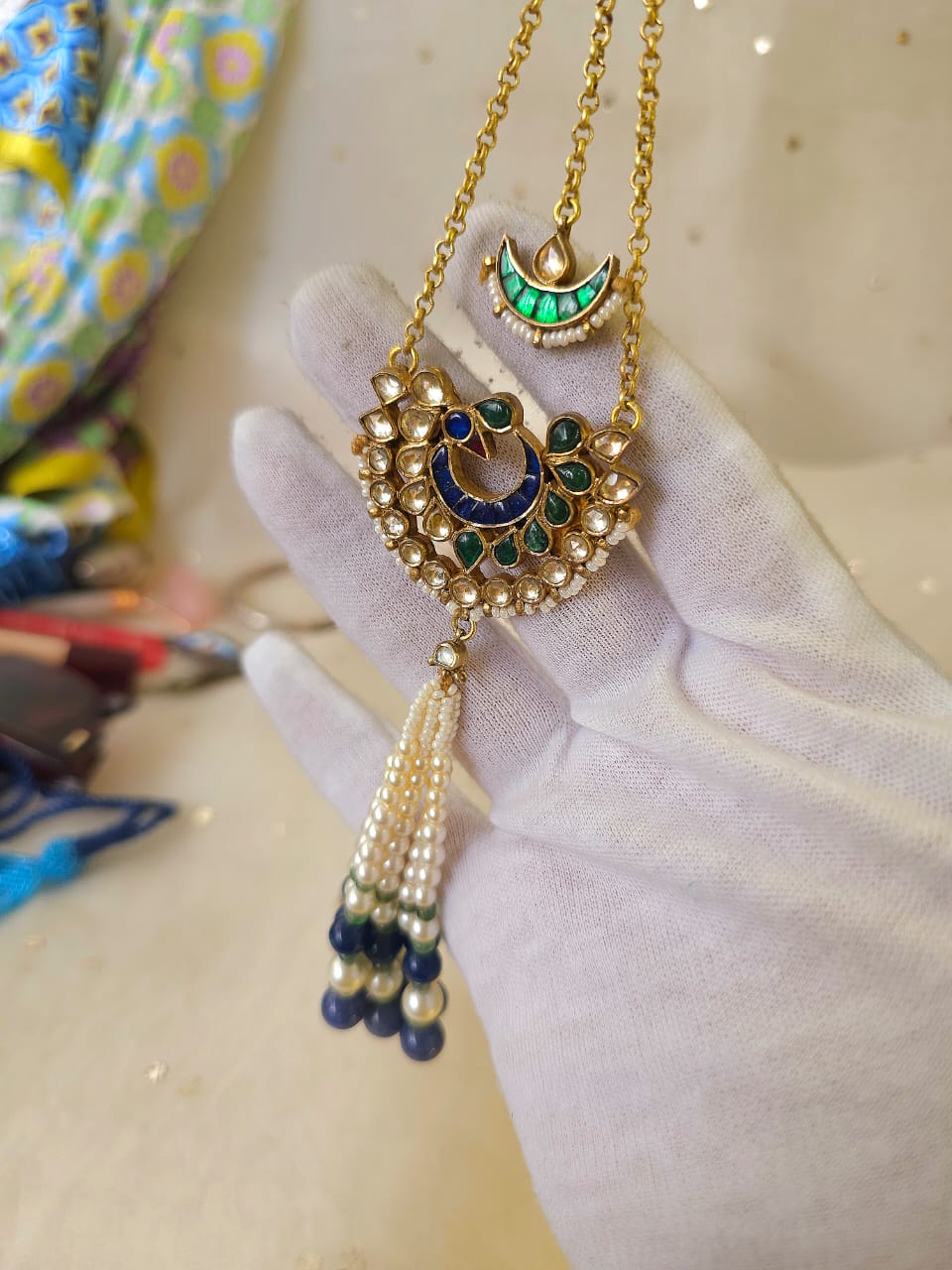 Totem tassel necklace