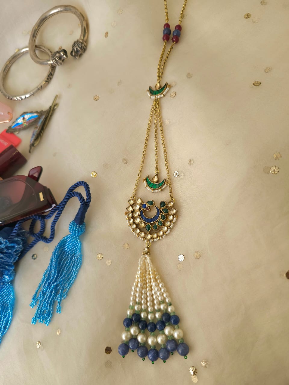 Totem tassel necklace