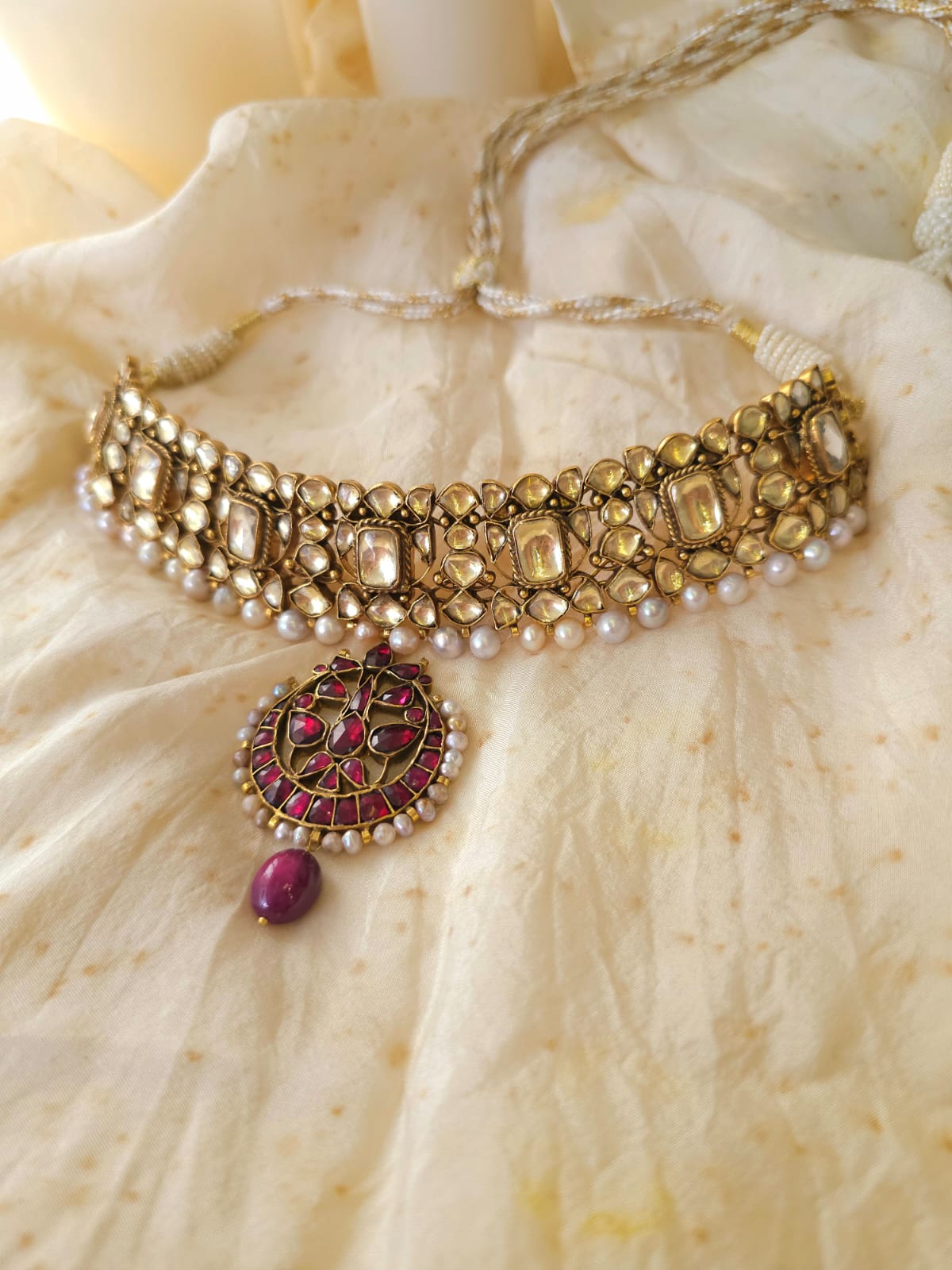 Sandhya tandava necklace set