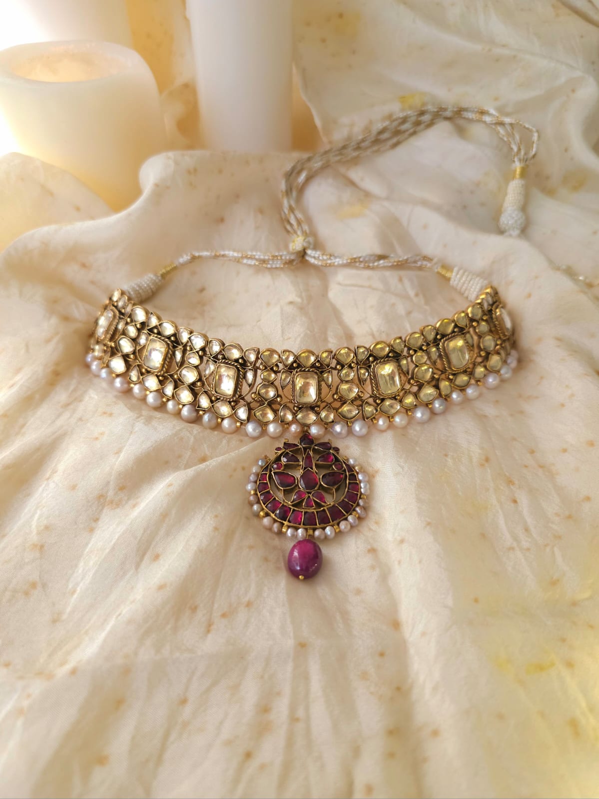 Sandhya tandava necklace set
