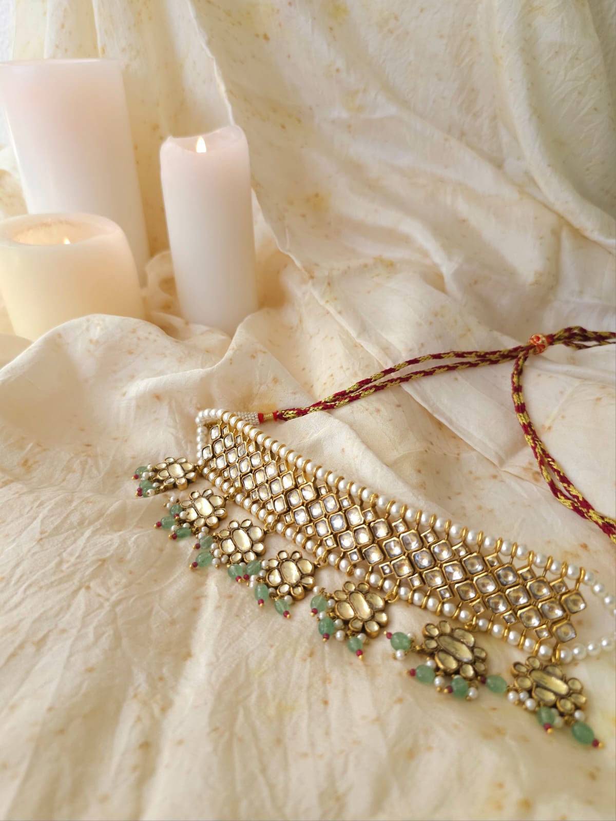 Ananda tandava necklace set
