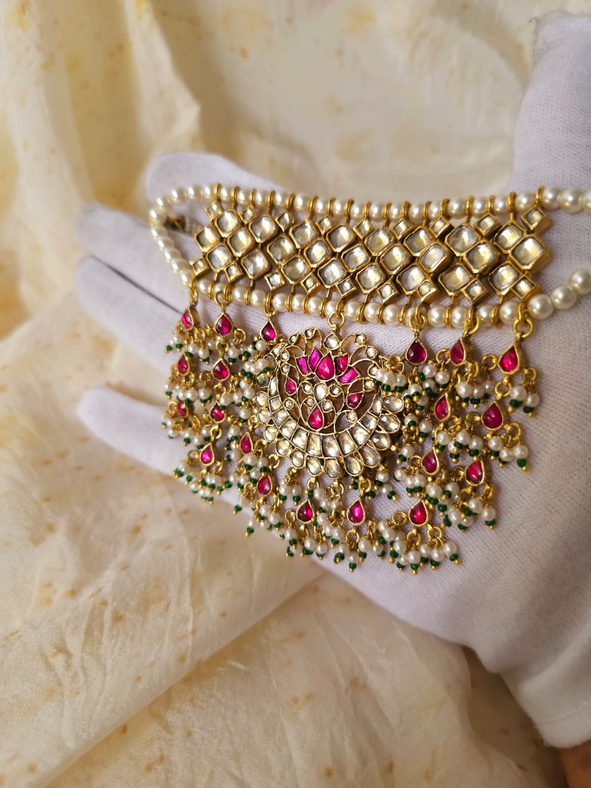 Tripura tandava necklace