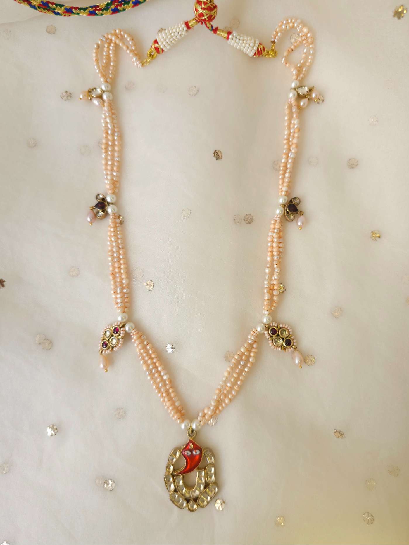 Chandpole blush necklace