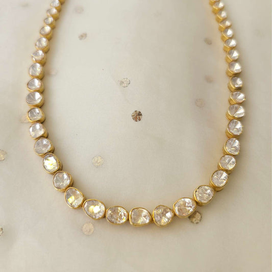 Heart of Jaipur polki necklace