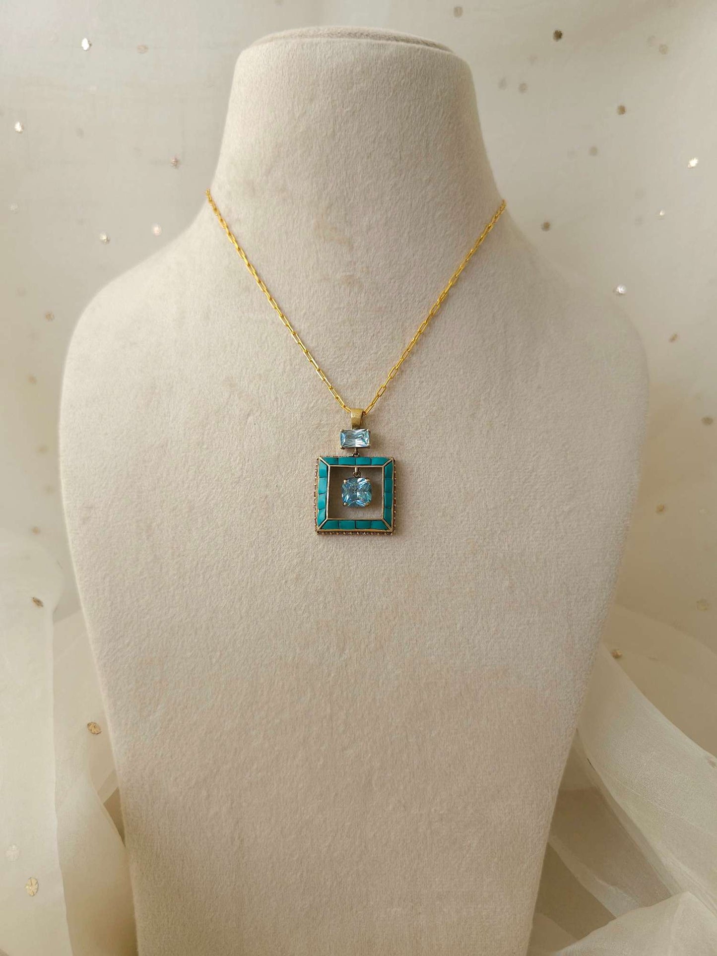 BT eastern silver necklace