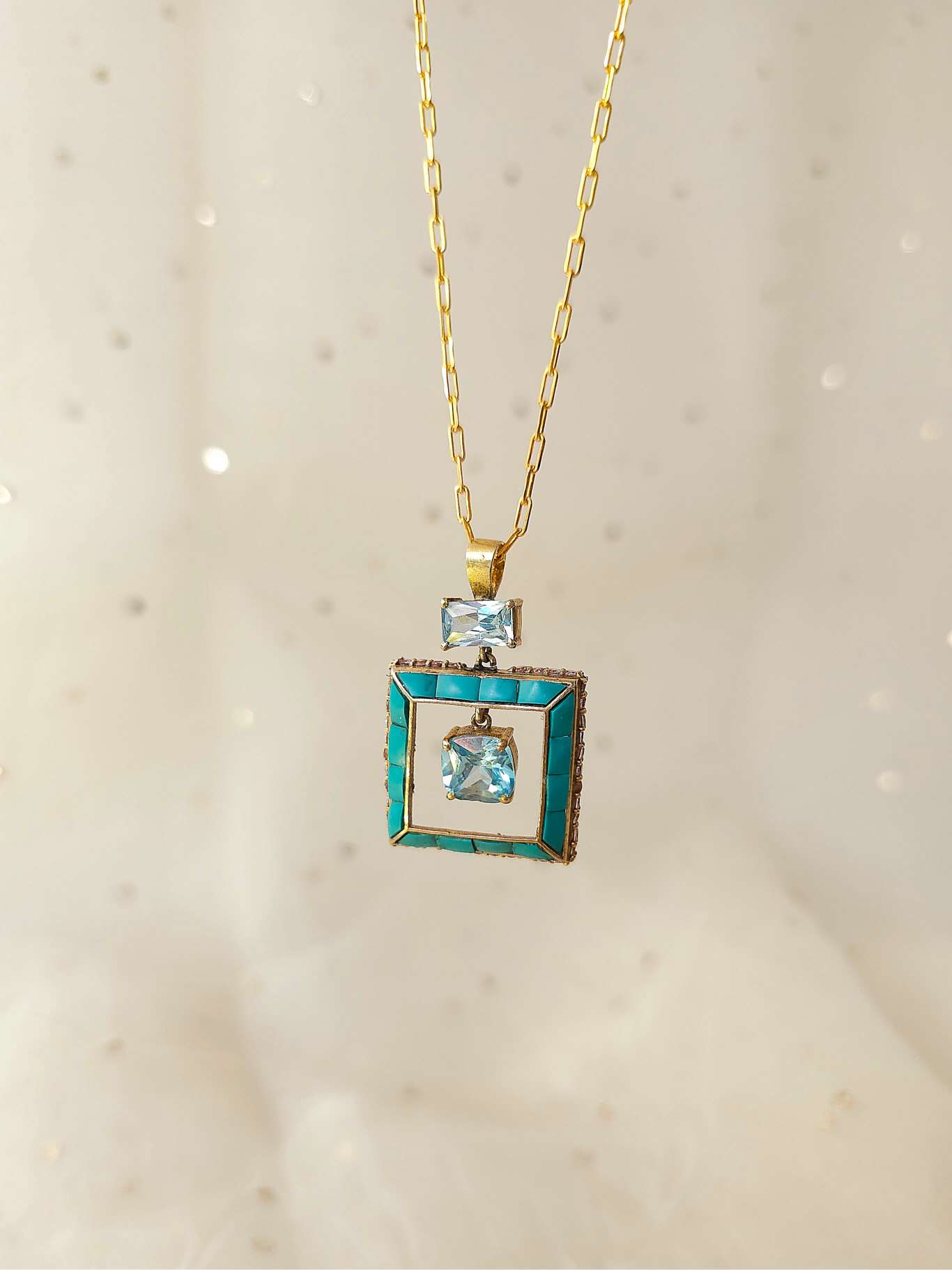 BT eastern silver necklace