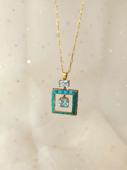 BT eastern silver necklace