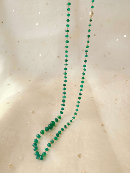 Onyx mohanmala necklace