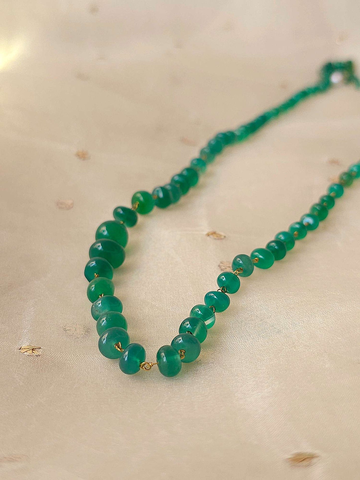 Onyx mohanmala necklace